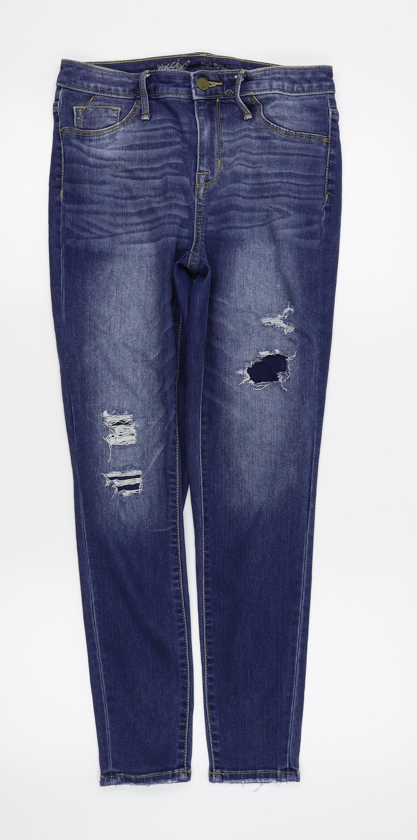 Denim Womens Blue   Skinny Jeans Size 6 L26 in - ripped jeans