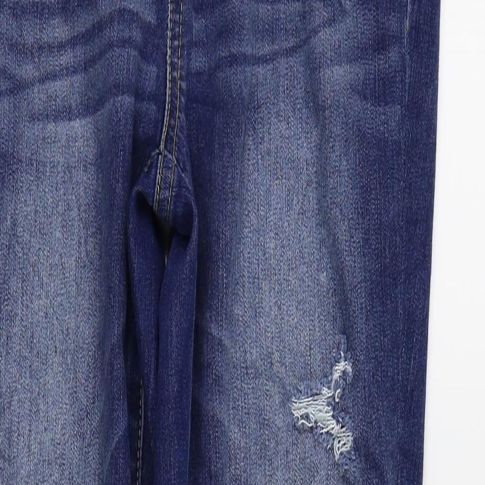 Denim Womens Blue   Skinny Jeans Size 6 L26 in - ripped jeans