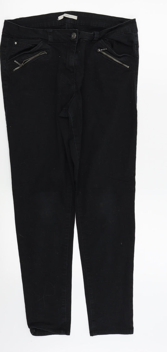 Asda George Womens Black   Skinny Jeans Size 14 L26 in