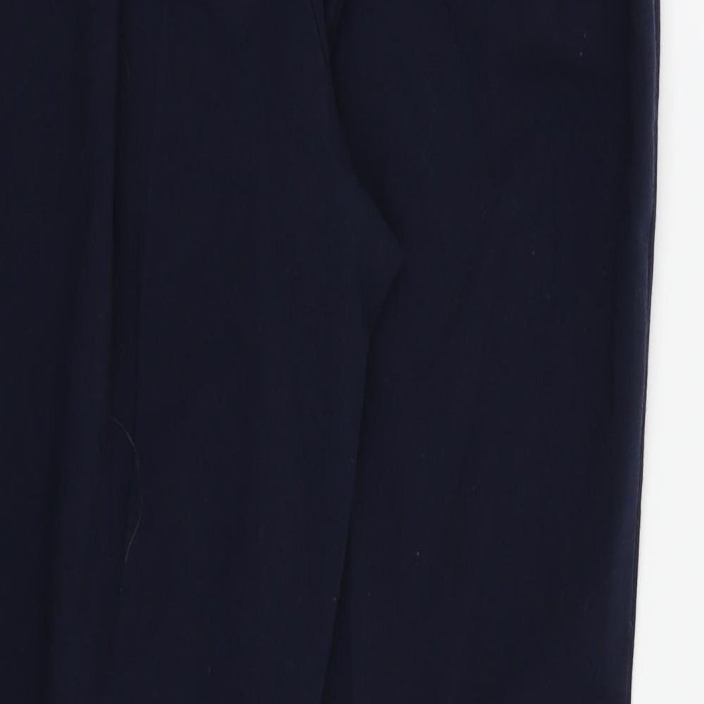M&S Womens Blue   Trousers  Size 12 L25 in