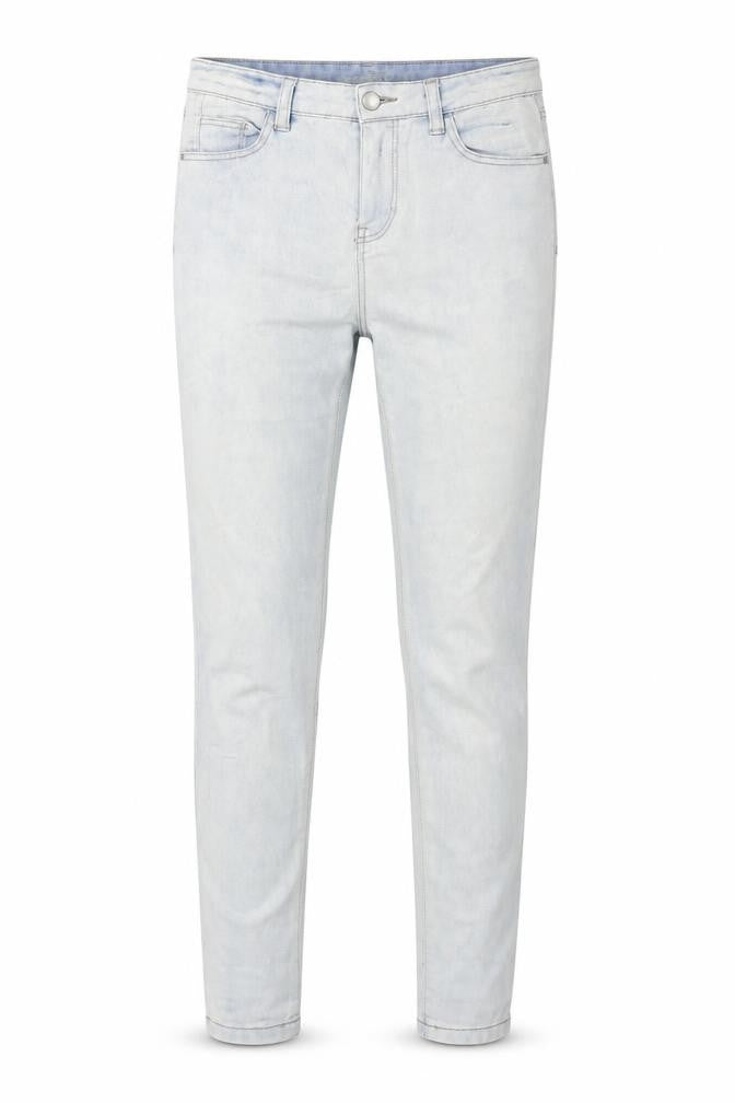 Front view of denim and co women’s blue skinny jeans, size UK 8, 31-inch leg