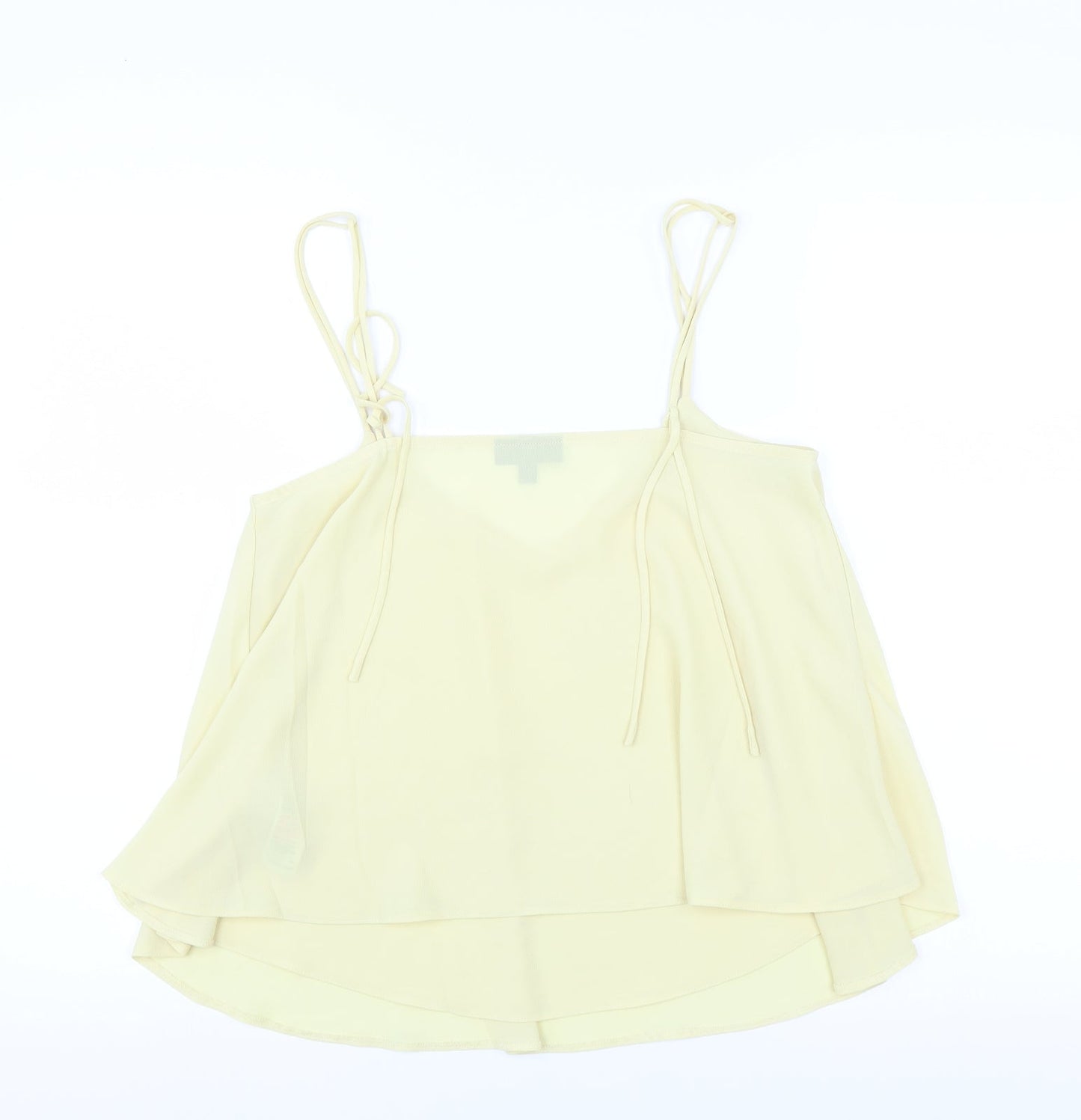 Topshop Womens Yellow   Camisole Blouse Size 10