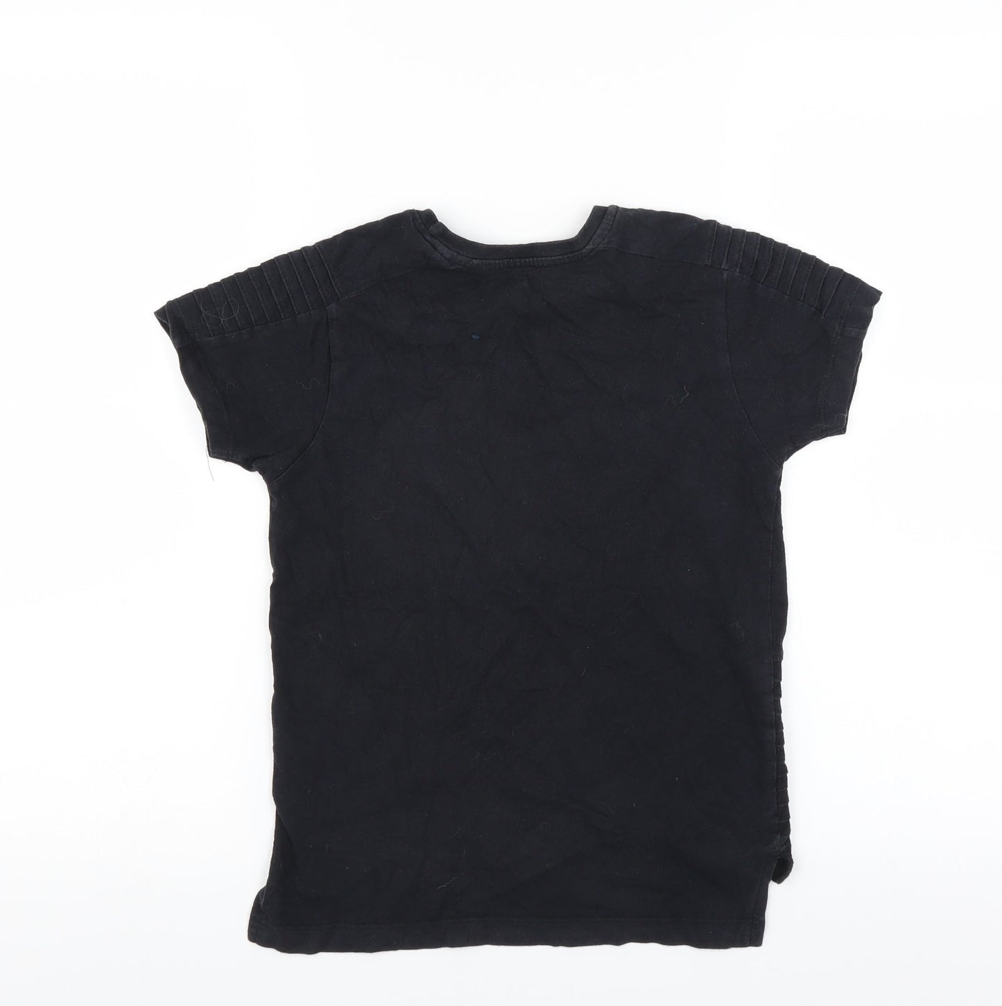 Primark Boys Black   Basic T-Shirt Size 7-8 Years  - new york