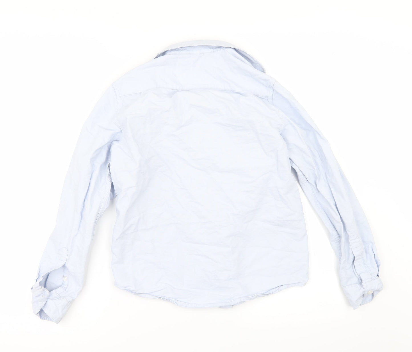 George Boys Blue   Basic Button-Up Size 11-12 Years