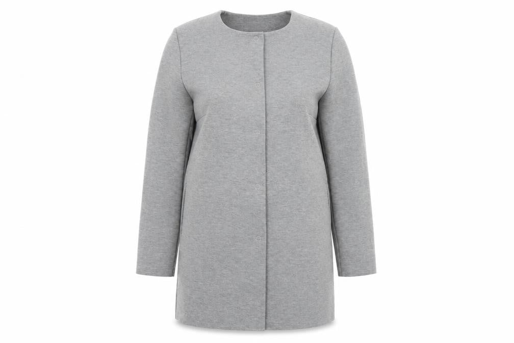 Womens UK Size L  Daniel Hetcher Grey Polyester Jacket