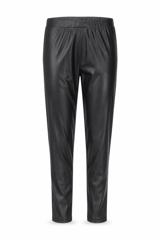 H&M Womens Black   Carrot Leggings Size S L29 in - Leather Effect