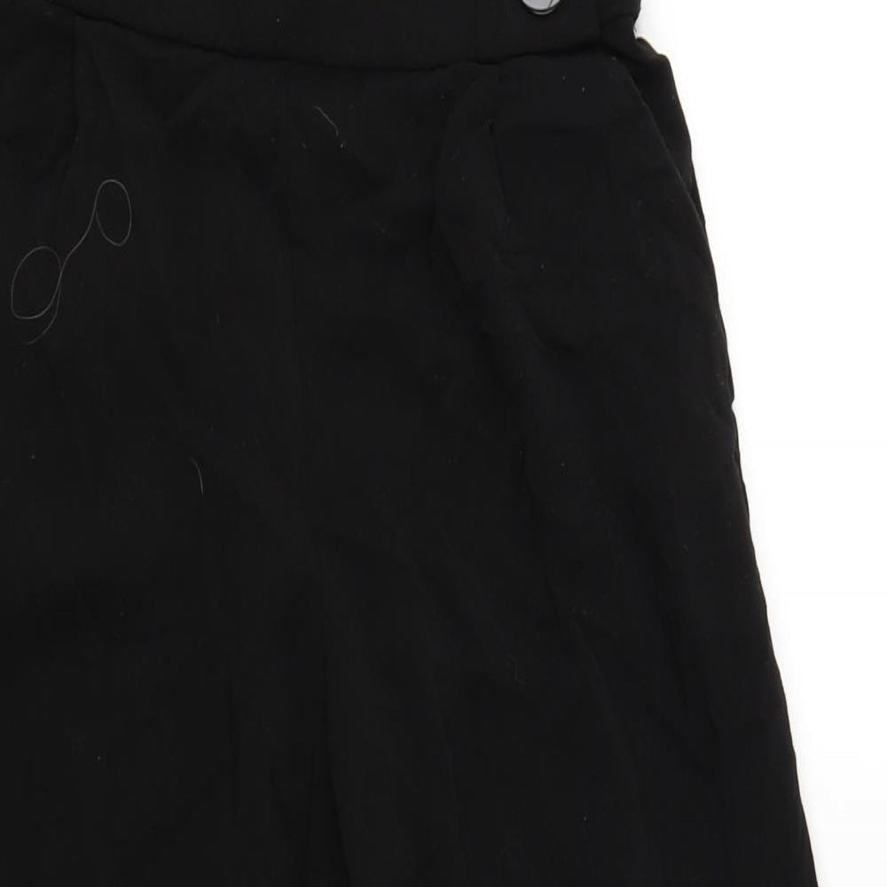 Zara Womens Black  Rayon Bloomer Trousers Size S L24 in