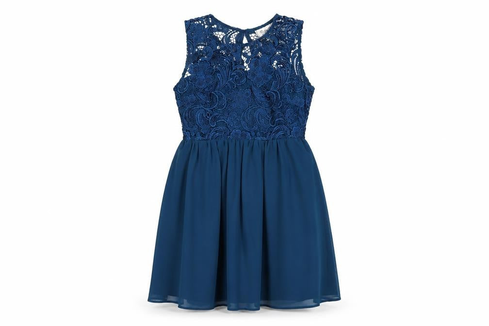 evie Womens Blue   Fit & Flare  Size 10