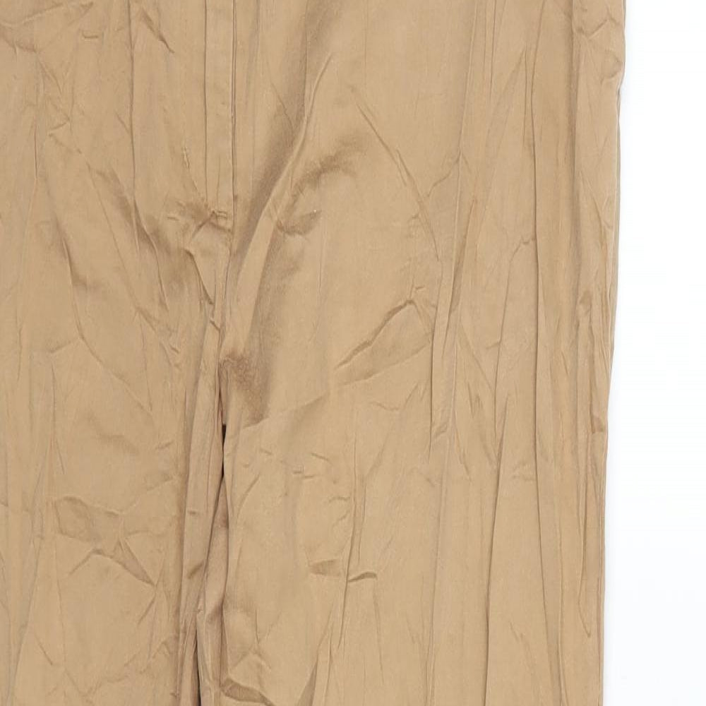 H&M Womens Brown   Trousers  Size 16 L27 in