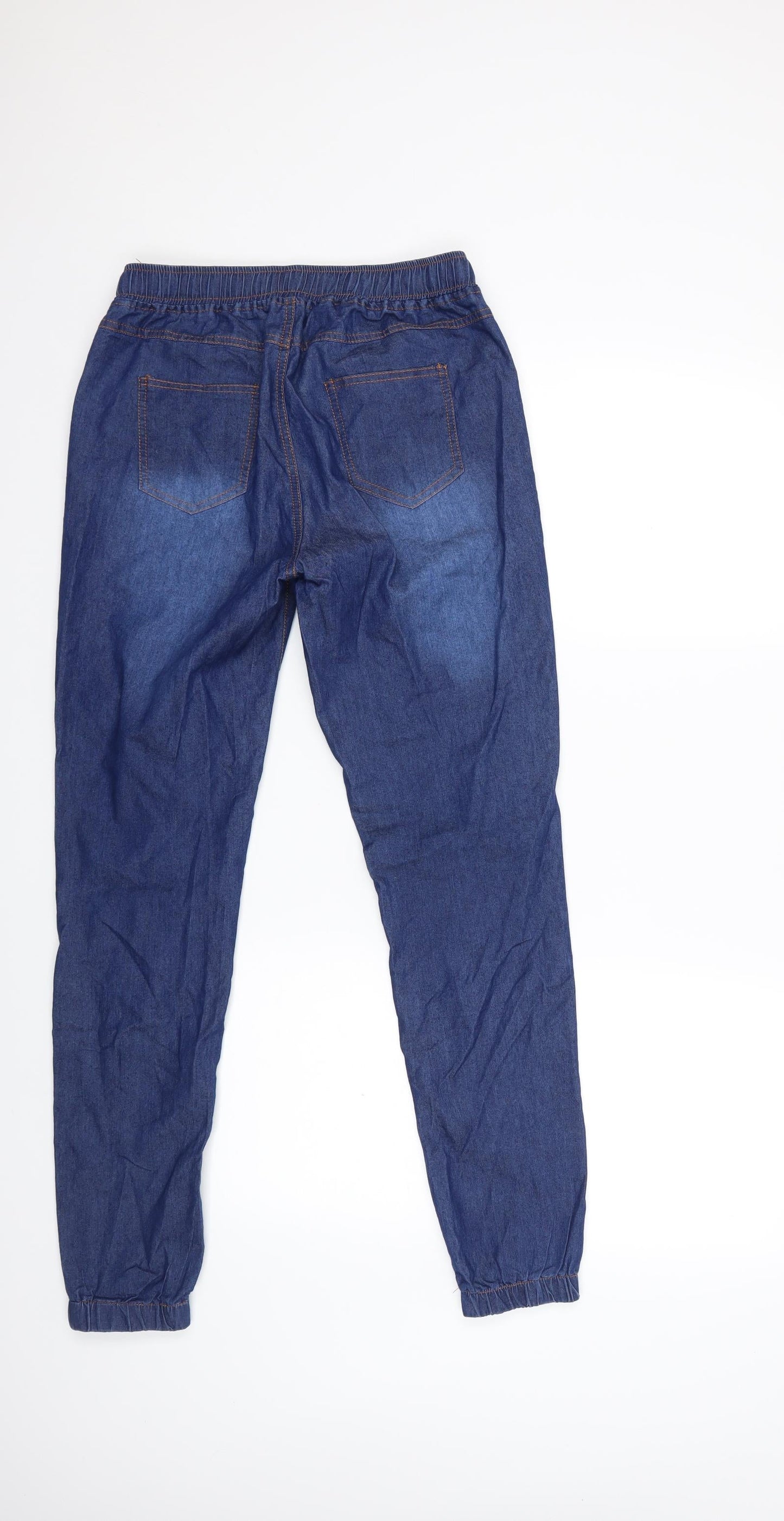 Preworn Mens Blue  Denim Tapered Jeans Size 28 in L28 in