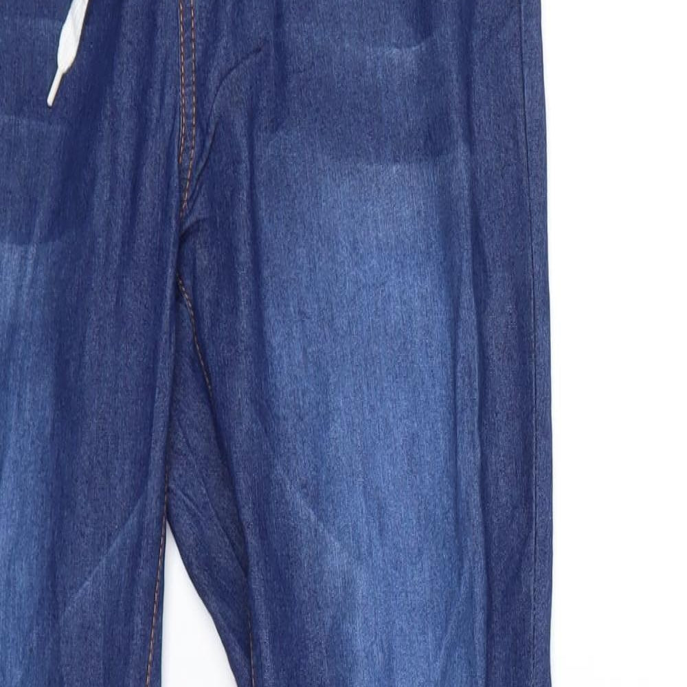 Preworn Mens Blue  Denim Tapered Jeans Size 28 in L28 in