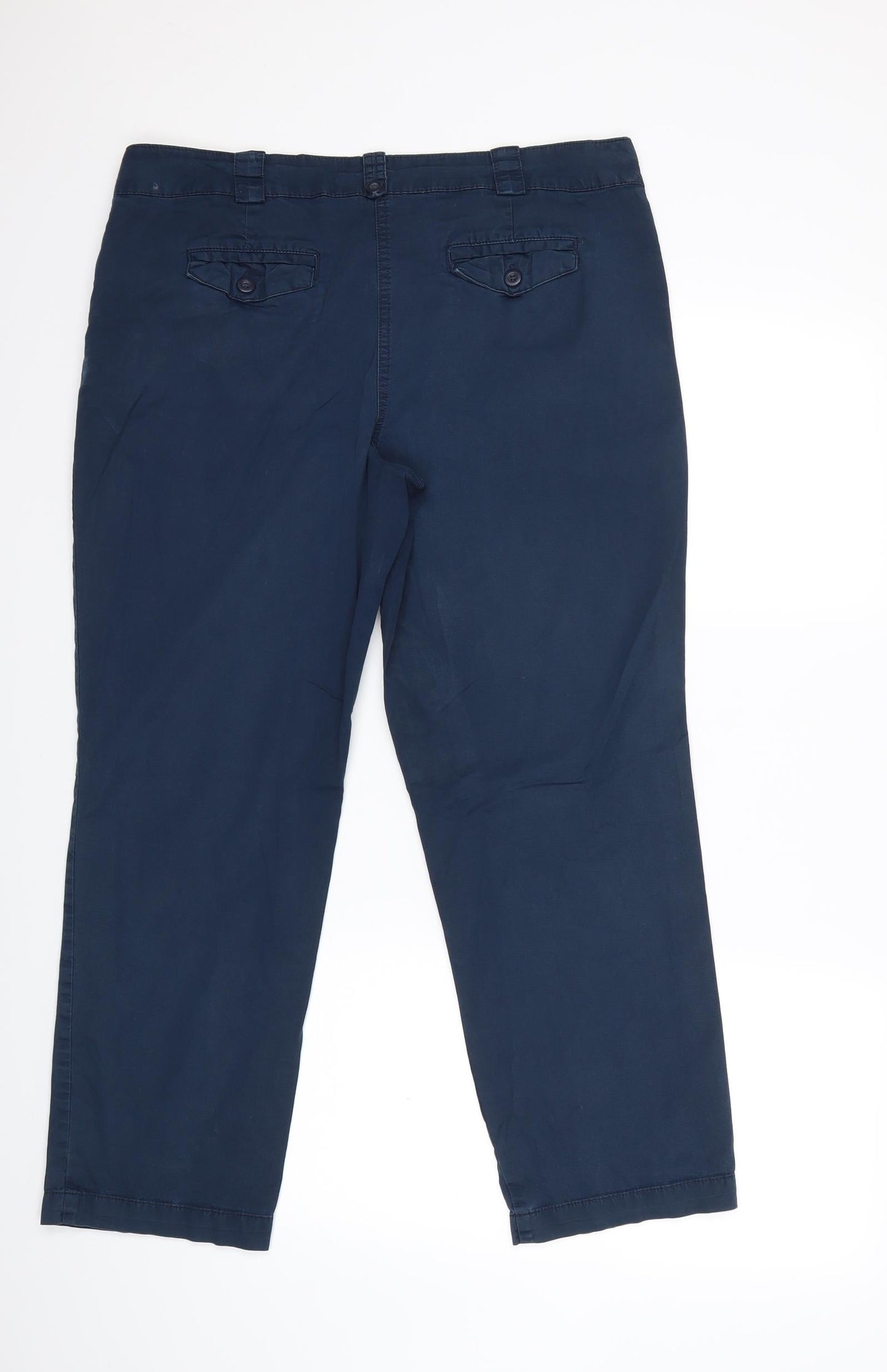 Debenhams Womens Blue   Trousers  Size 14 L28 in