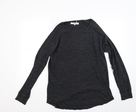 Loom Womens Grey  Knit Pullover Jumper Size M