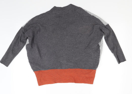River Island Womens Grey  Knit Pullover Jumper Size XS