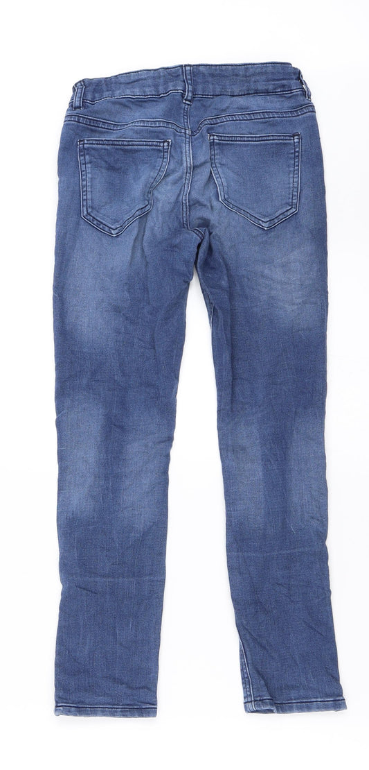Lindex Girls Blue  Denim Skinny Jeans Size 9 Years