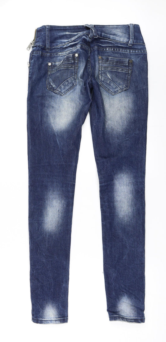 CINC Womens Blue  Denim Skinny Jeans Size 28 in L32 in