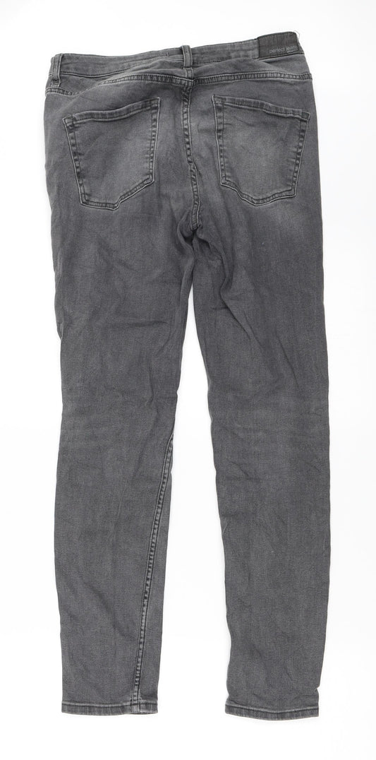 Perfect Jeans Womens Grey  Denim Skinny Jeans Size 40 L28 in