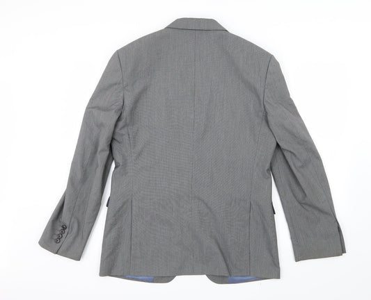 Burton Mens Grey   Jacket Suit Jacket Size 36