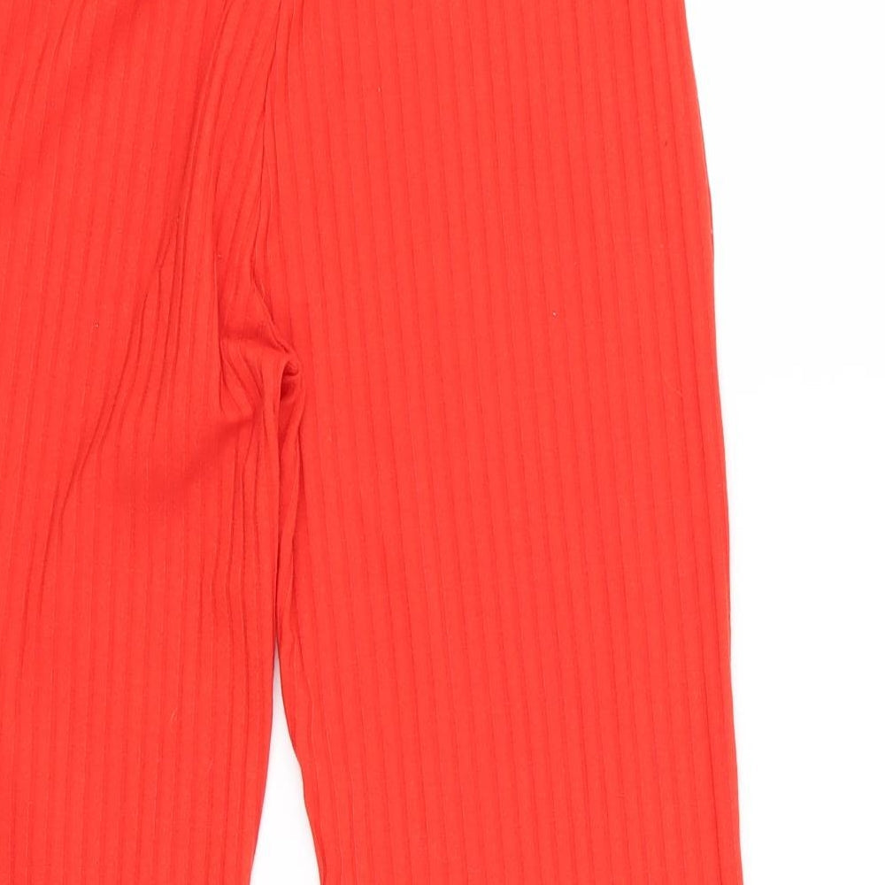 Zara Womens Red   Trousers  Size 6 L21.5 in