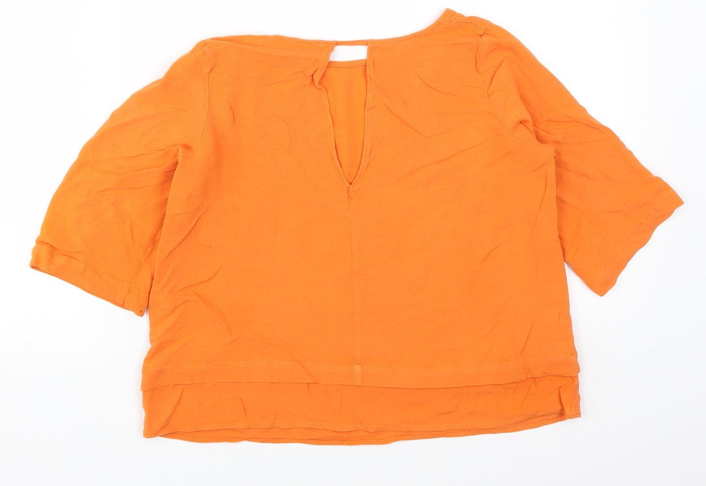 River Island Womens Orange   Basic T-Shirt Size 10