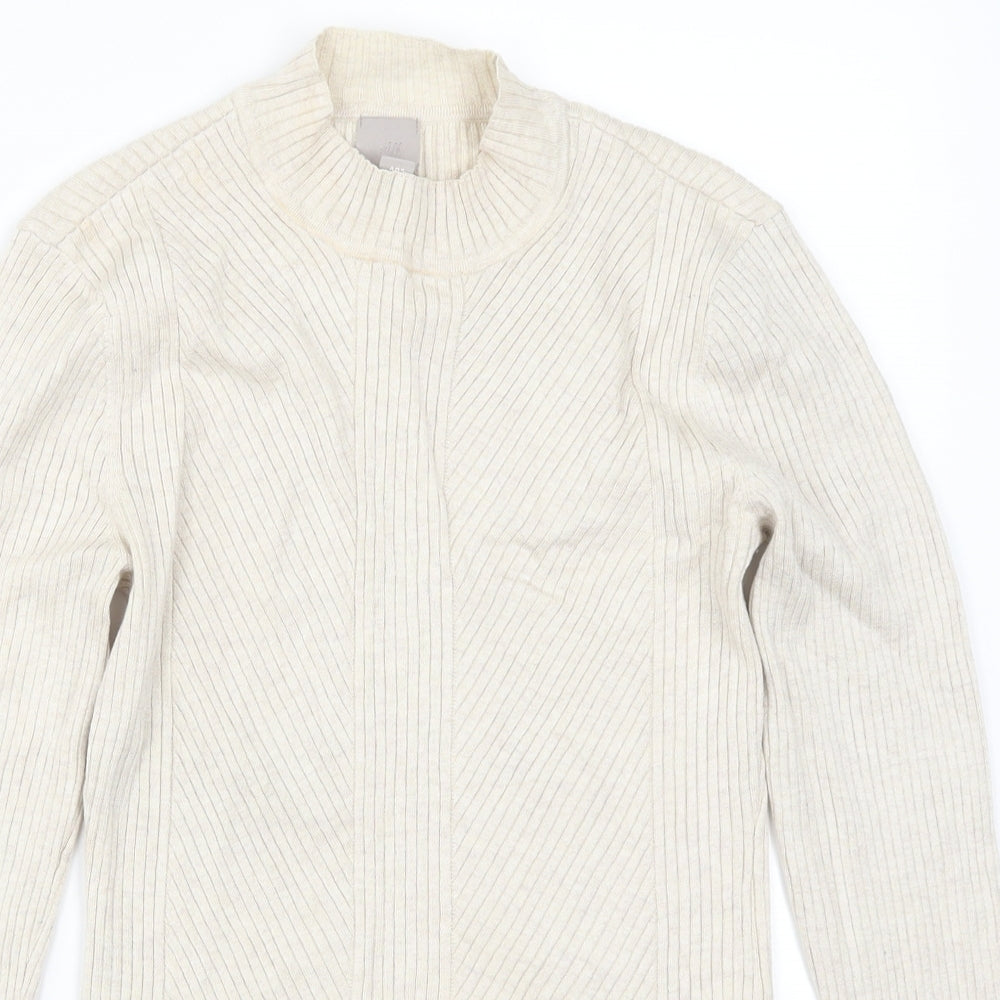 H&M Womens Beige   Pullover Jumper Size M