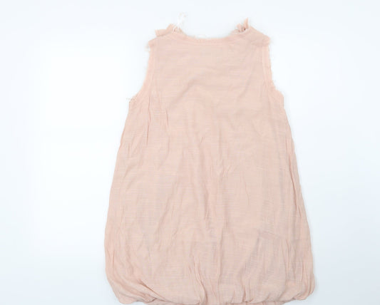 AX Paris Womens Pink   Basic Blouse Size 8