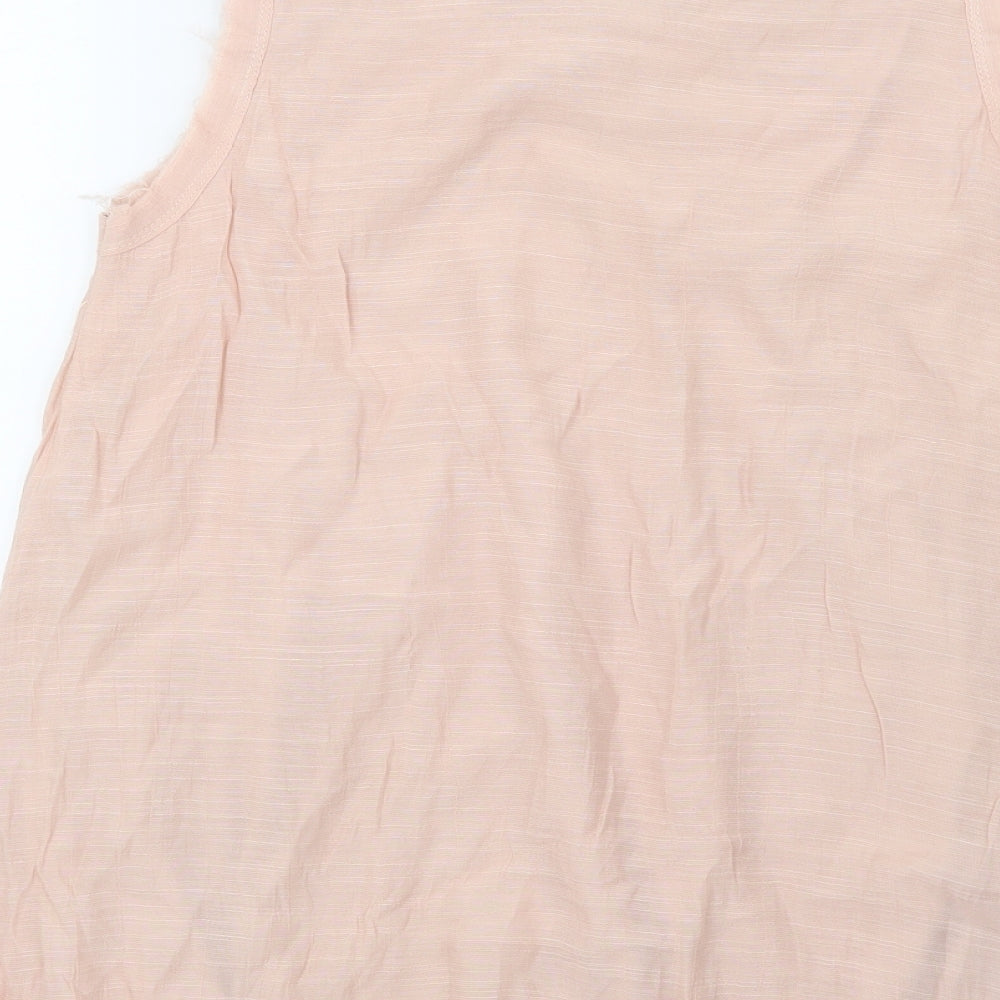 AX Paris Womens Pink   Basic Blouse Size 8