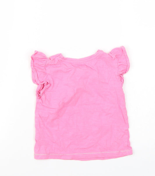 Very Girls Pink   Basic T-Shirt Size 18-24 Months