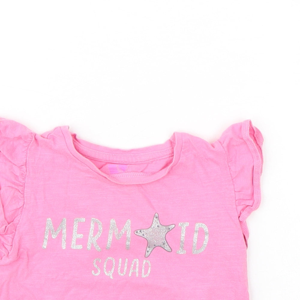 Very Girls Pink   Basic T-Shirt Size 18-24 Months