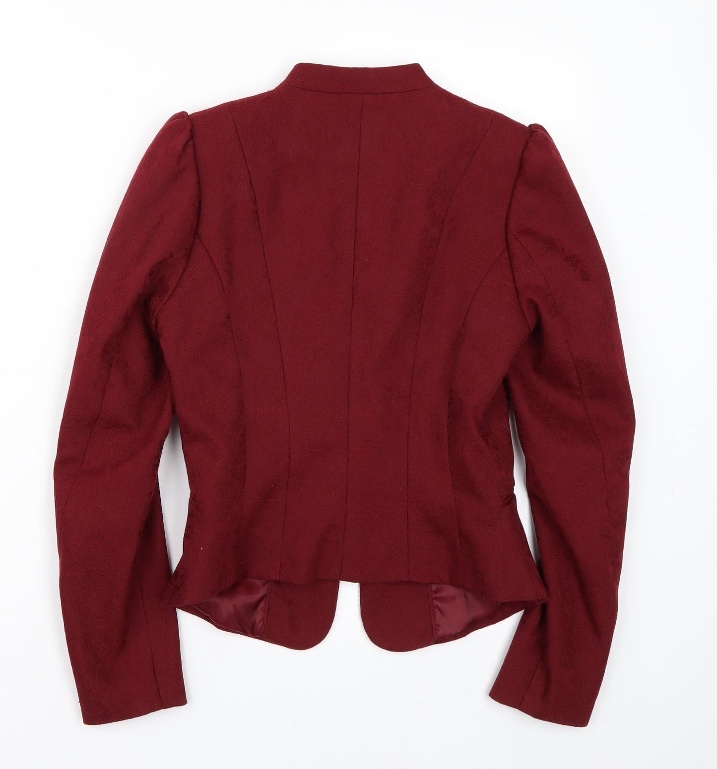 H&M Womens Red   Jacket Blazer Size 4