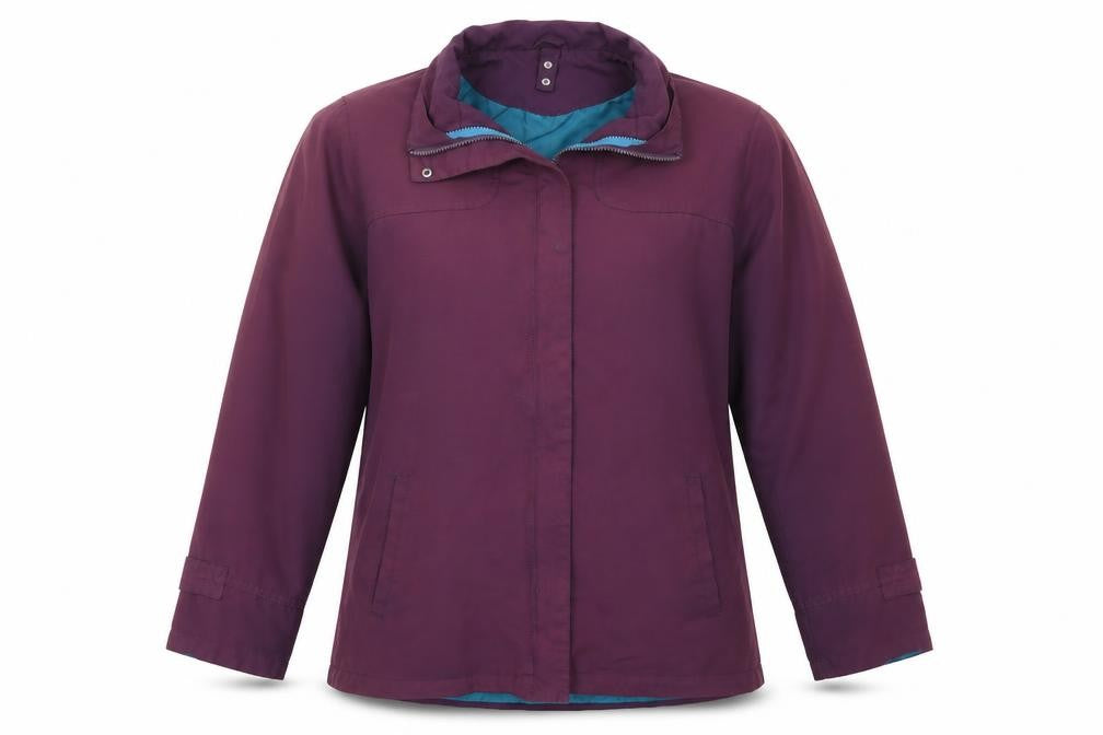 Preworn Womens Purple   Jacket Coat Size 14
