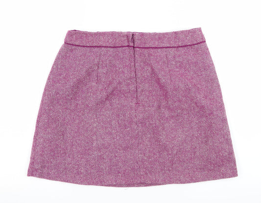 Preworn Womens Purple   A-Line Skirt Size 28 in