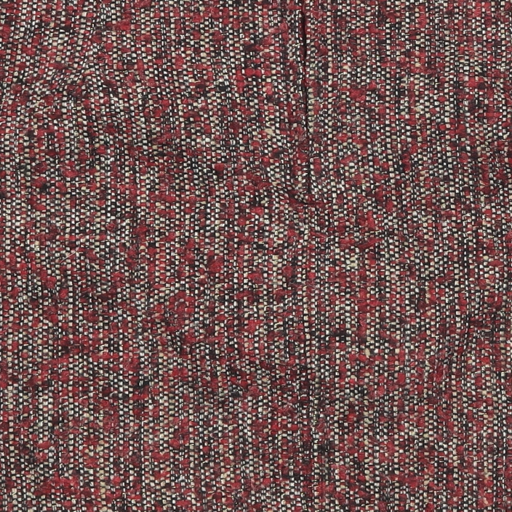 Preowrn Womens Red  Rayon A-Line Skirt Size 30 in