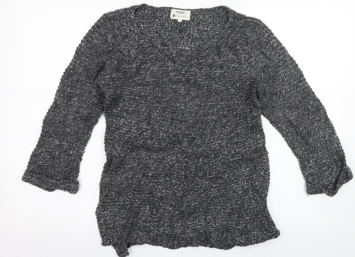 NEXT Womens Grey  Knit Pullover Jumper Size 8