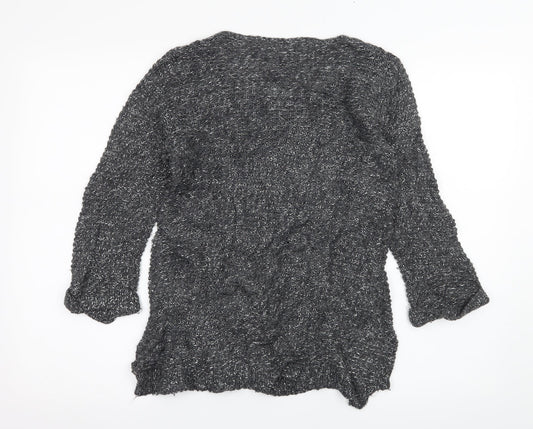 NEXT Womens Grey  Knit Pullover Jumper Size 8