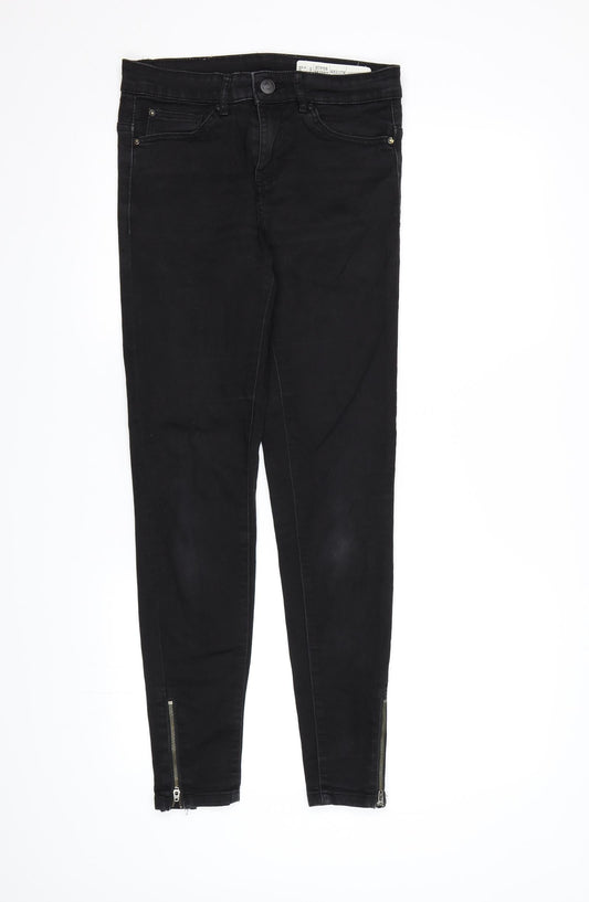 ESMARA Womens Black  Denim Skinny Jeans Size 10 L28 in