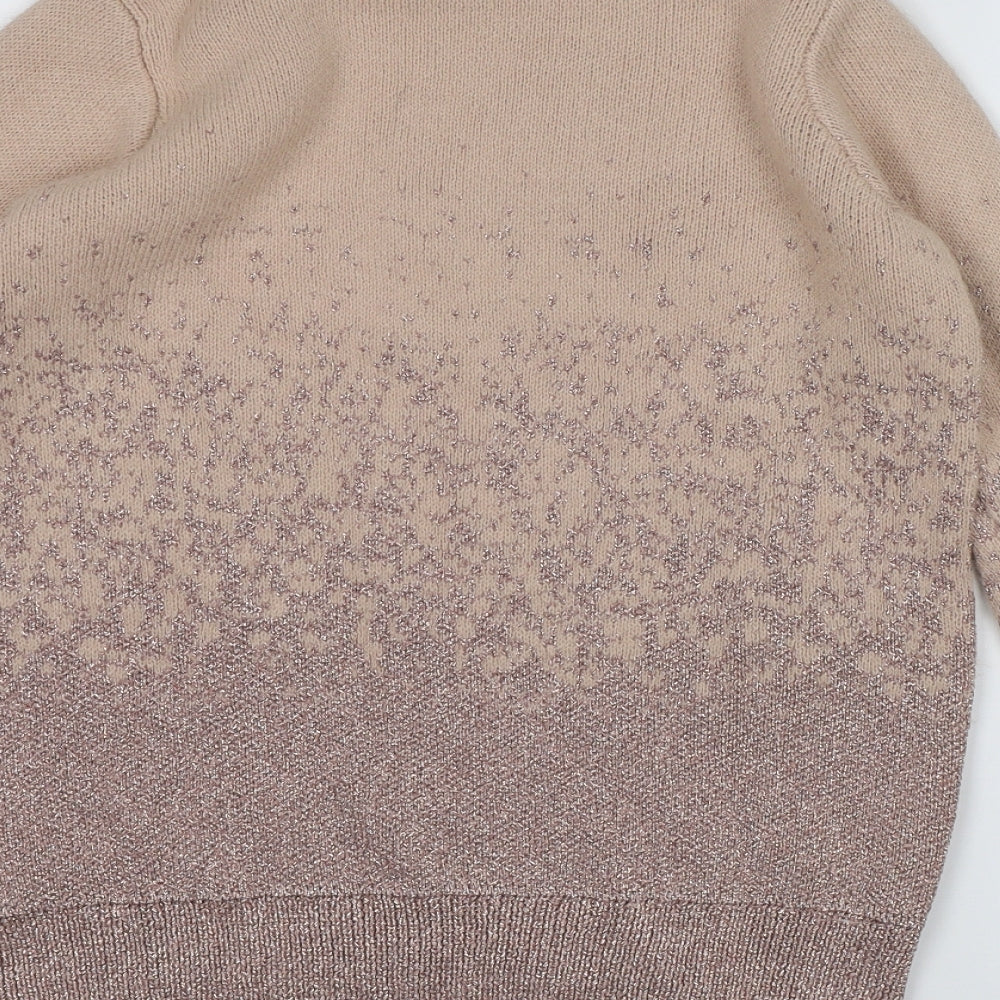 H&M Womens Pink  Knit Pullover Jumper Size S