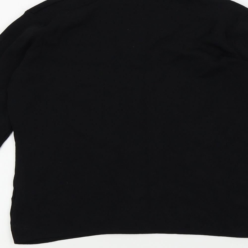 Debbie Morgan Womens Black   Pullover Jumper Size S
