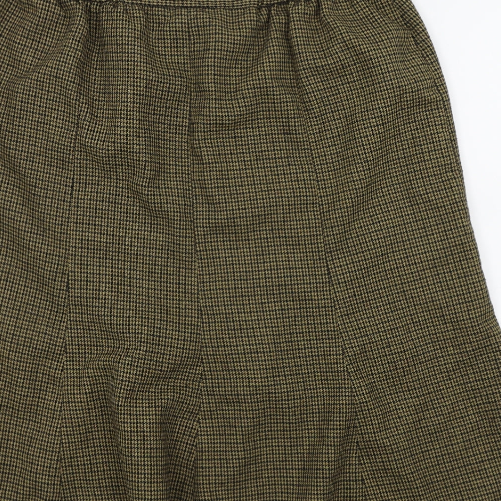 Cotton Traders Womens Beige   A-Line Skirt Size 36 in