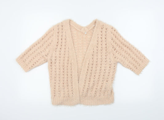 Anthology Womens Pink   Cardigan Jumper Size 12  - Open front