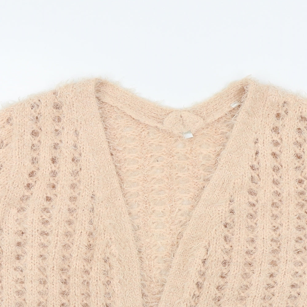 Anthology Womens Pink   Cardigan Jumper Size 12  - Open front