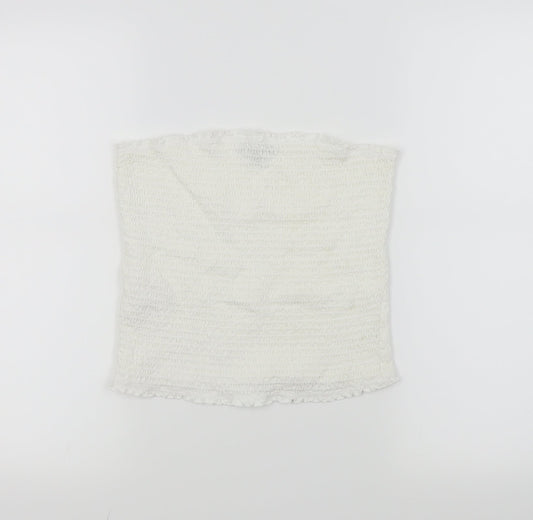 Papaya Womens White   Cropped Tank Size 14
