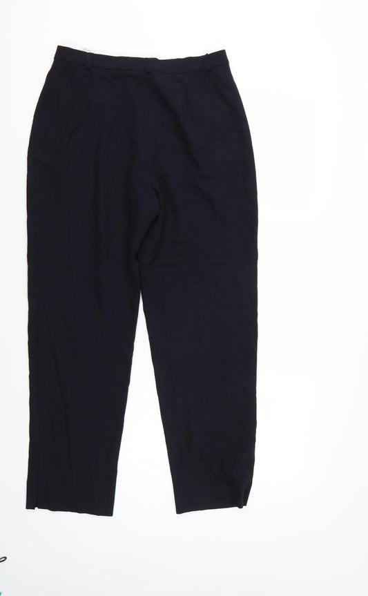 Marks and Spencer Womens Blue   Trousers  Size 12 L27 in