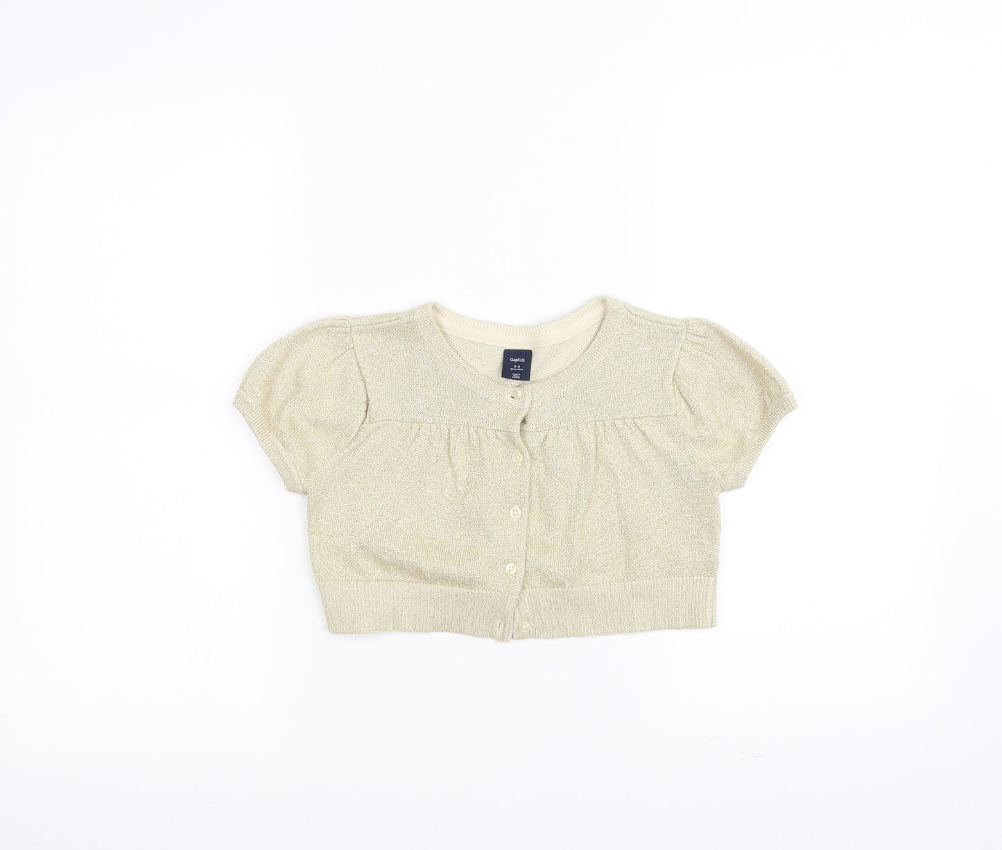 Gap Girls White   Cardigan Jumper Size 8-9 Years