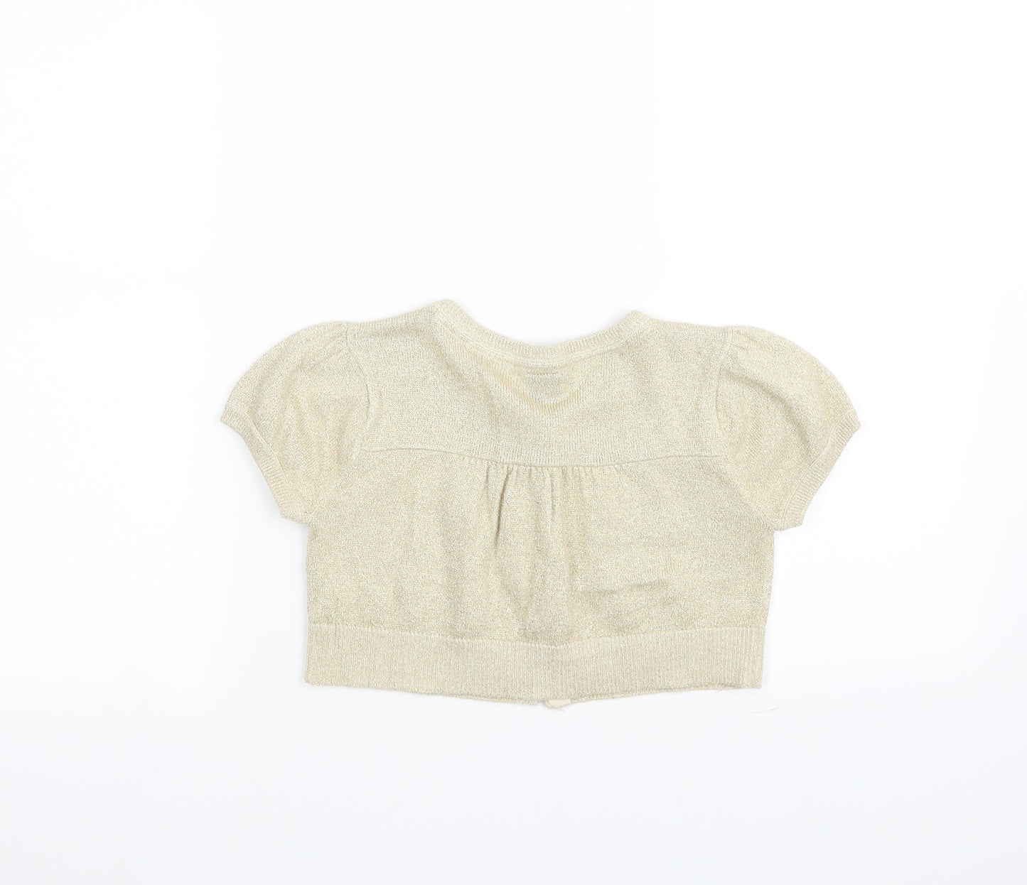 Gap Girls White   Cardigan Jumper Size 8-9 Years