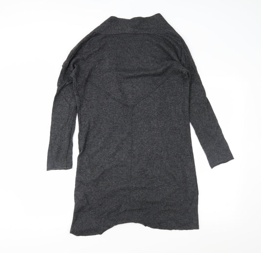 Preworn Womens Grey   Wrap Jumper Size 10