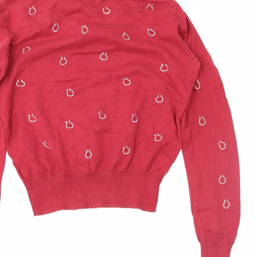 newlook Womens Red   Pullover Jumper Size 14