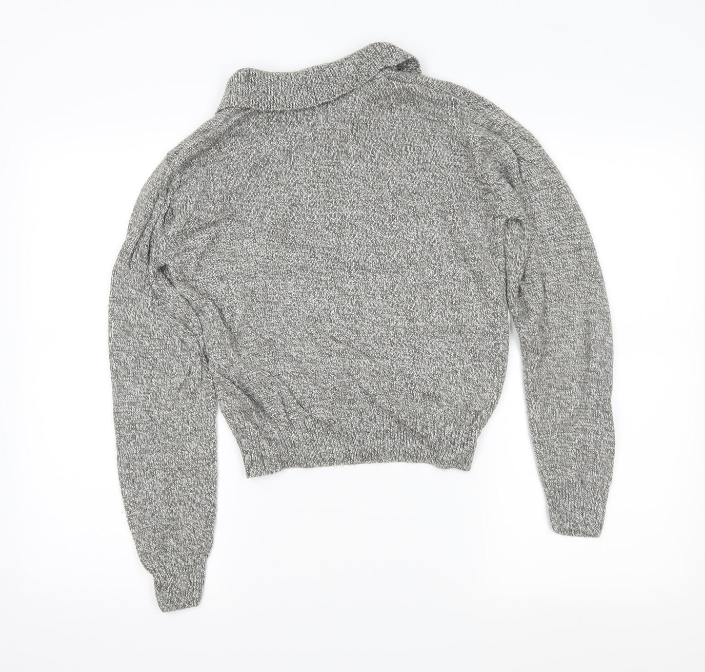 Damart Womens Grey   Henley Jumper Size 8