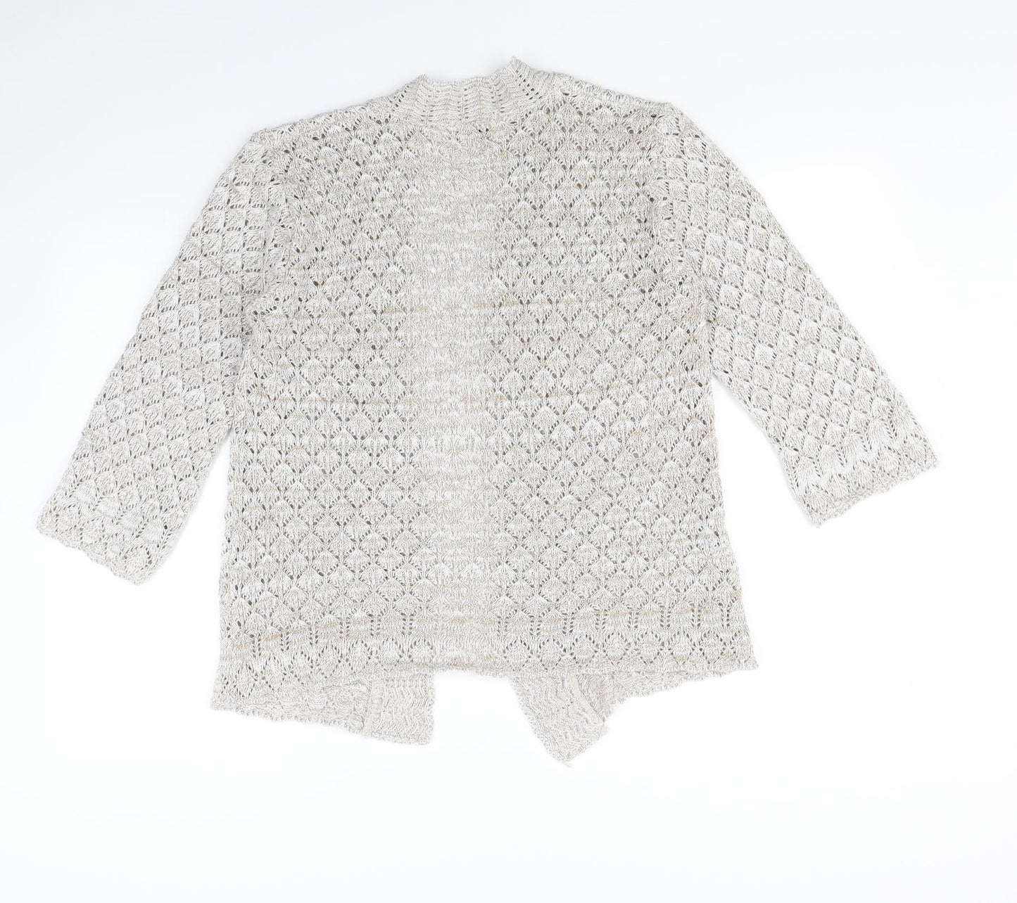 CHIC Womens Beige   Cardigan Jumper Size XL