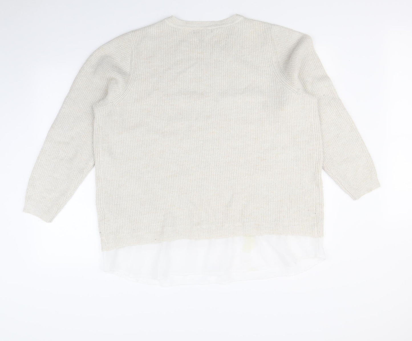 Debenhams Womens Beige   Pullover Jumper Size 22